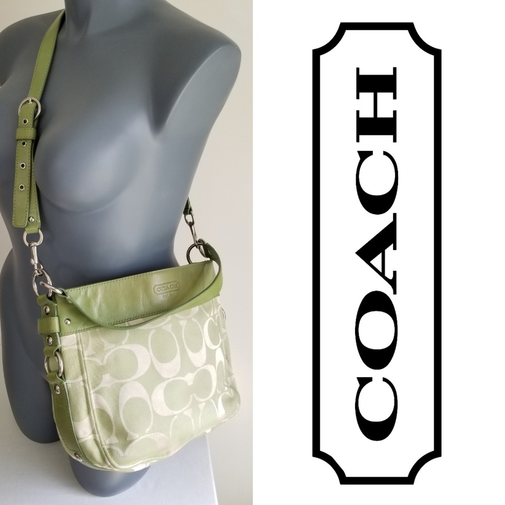 Coach Green Convertible Bag